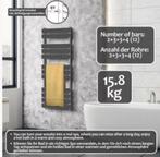 Handdoekradiator badkamerradiator 1200 x 600 GRATIS BEZORGD, Verzenden, Nieuw, Wit, Handdoekenrek