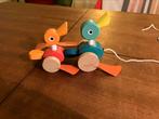 Janod houten trekeend eenden hout trekdier peuter, Kinderen en Baby's, Speelgoed | Houten speelgoed, Ophalen of Verzenden, Zo goed als nieuw