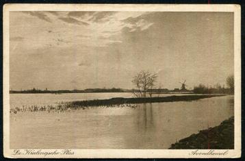 De Kralingsche plas / Avondhemel 1917 * Stamp 14-1-1919 * beschikbaar voor biedingen