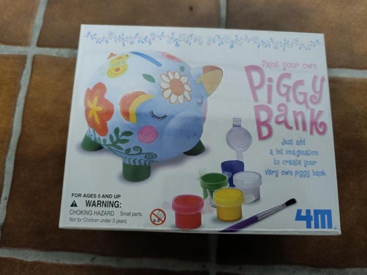 Piggy bank / spaarvarken om te beschilderen, Kinderen en Baby's, Speelgoed | Educatief en Creatief, Nieuw, Knutselen, Ophalen