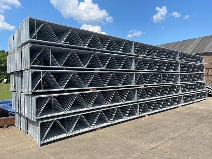 Traliespanten 12.80m | Diverse partijen beschikbaar, Doe-het-zelf en Verbouw, Metalen, Gebruikt, IJzer, Ophalen of Verzenden