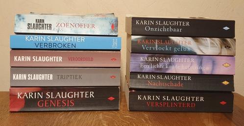 Karin Slaughter 10 thrillers -in uitstekende staat samen €10, Boeken, Thrillers, Zo goed als nieuw, Nederland, Ophalen of Verzenden