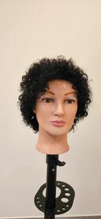 100% krullende  human hair pruik, Ophalen of Verzenden, Nieuw, Pruik of Haarverlenging