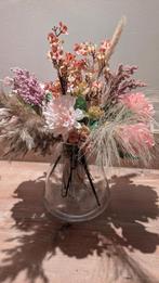Kunstbloemen met vaas - Mooie decoratie, Huis en Inrichting, Ophalen of Verzenden, Zo goed als nieuw