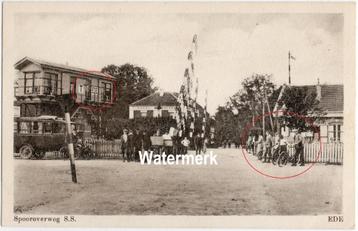 Ansichtkaart Postkaart Briefkaart Trein Spooroverweg SS Ede beschikbaar voor biedingen
