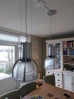 Eetkamerlampen, Ophalen, 50 tot 75 cm, Zo goed als nieuw, Glas
