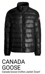 Canada Goose crofton zwart zgan origineel, Ophalen of Verzenden, Zo goed als nieuw, Zwart