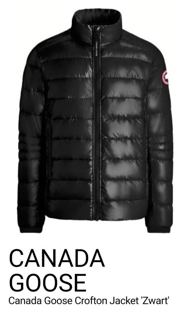 Canada Goose crofton zwart zgan origineel, Kleding | Heren, Jassen | Winter, Zo goed als nieuw, Zwart, Ophalen of Verzenden