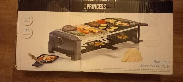 Nieuw 3in1  luxe Steengrill Gourmetstel en reclette Princess, Witgoed en Apparatuur, Gourmetstellen, Nieuw, Ophalen of Verzenden