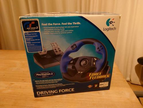 DRIVING FORCE; Logitech Driving Force Stuur + Pedalen. Zgan!, Spelcomputers en Games, Spelcomputers | Sony PlayStation Consoles | Accessoires