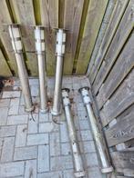 5 rvs tuinlampen, Tuin en Terras, Buitenverlichting, Ophalen, Gebruikt, Rvs, Minder dan 50 watt