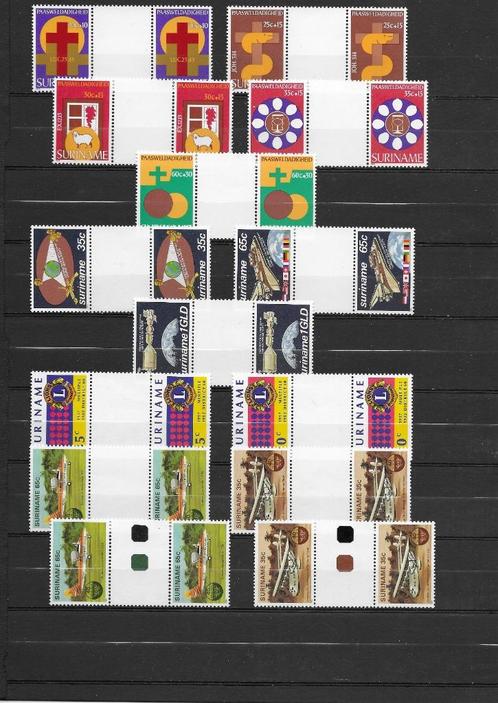 Suriname 1978 - 1984. Diverse brugparen, Postfris., Postzegels en Munten, Postzegels | Suriname, Postfris, Verzenden