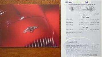 Folder MORGAN 4/4/ +4/ +8 1994 + Prijs/ Optielijst 1995 beschikbaar voor biedingen
