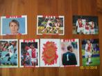 8 Foto's Ajax (Witsche, v.d. Sar, F en R de Boer, Trabelsi), Spelerskaart, Zo goed als nieuw, Ajax, Verzenden
