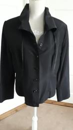 Mooi zwart glans jasje van ANNA van Toor    maat XL, Anna van Toor, Verzenden, Zwart, Maat 46/48 (XL) of groter