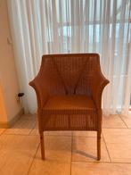 2 Lloyd Loom Kuipstoelen, Huis en Inrichting, Stoelen, Ophalen, Gebruikt, Twee, Bruin
