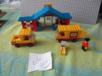 2 x post lego 6362-1: Post Office 6651-1: Mail Truck, Ophalen of Verzenden, Gebruikt, Complete set, Lego