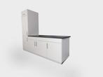 Outlet Keuken 240 cm - Duitse kwaliteit - inclusief koelkast, Ophalen, Uwkeukenkast.nl, Wit, Nieuw