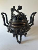 Antieke bronzen Chinese wierrookbrander, Ophalen of Verzenden