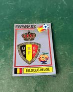 Panini plaatje embleem Belgie WK 1982, Ophalen of Verzenden