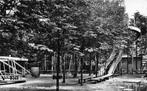 AY829 Berg en Dal speeltuin Hotel Erica 1958, Verzamelen, Ansichtkaarten | Nederland, Verzenden, 1940 tot 1960, Gelopen, Gelderland