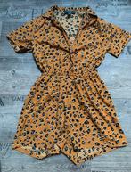 Tijgerprint jumpsuit playsuit luipaardprint, Kleding | Dames, Jumpsuits, Geel, Zo goed als nieuw, Maat 34 (XS) of kleiner, Verzenden