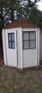 Leuk zeshoekig tuinhuisje / speelhuis, Tuin en Terras, Ophalen, Gebruikt, Hout, Overige typen