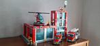 Lego city brandweer karzene helikopter en auto vrachtwagen, Ophalen, Gebruikt, Complete set, Lego