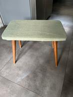 Vintage Bijzettafeltje, Ophalen, Minder dan 50 cm, Gebruikt, Rechthoekig