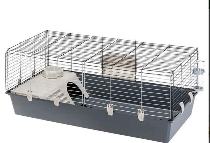Ferplast Konijnenkooi Rabbit 120, Dieren en Toebehoren, Knaagdieren en Konijnen | Hokken en Kooien, Zo goed als nieuw, Kooi, Minder dan 60 cm