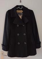 Giacomo Double-breasted korte zwarte jas, Maat 38/40 (M), Zwart, Ophalen of Verzenden, Zo goed als nieuw