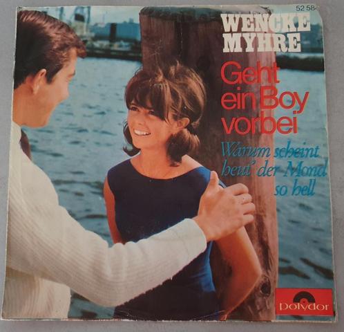 Whencke Myhre : Geht ein boy vorbei 1965, Cd's en Dvd's, Vinyl Singles, Zo goed als nieuw, Nederlandstalig, Ophalen of Verzenden