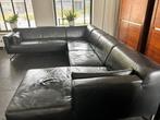 Luxe Machalke Lederen Hoekbank - Modern Design, Ophalen, Gebruikt, 100 tot 125 cm, Hoekbank