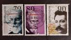 nvph 1568 - 1570 gestempoeld Nobelprijswinnaars 1993, Postzegels en Munten, Postzegels | Nederland, Verzenden, Na 1940, Gestempeld