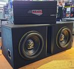 ground zero dubbelesubwooferset 1400watt spl, Auto diversen, Ophalen of Verzenden, Nieuw
