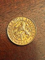 munt Nederlandse Antillen 1 cent 1954, Ophalen of Verzenden, Midden-Amerika, Losse munt