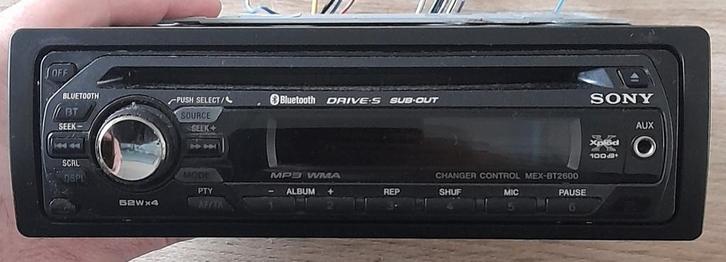 Sony Xplode MEX-BT2600 Autoradio met Bluetooth, Auto diversen, Autoradio's, Gebruikt, Ophalen of Verzenden
