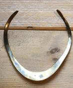 goud + zilver kleurige spang (hals ketting) - India, Ophalen of Verzenden, Gebruikt, Goud, Overige materialen