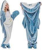 Flanellen haai slaapzak/onesie. Nieuw, 140cm incl capuchon, Ophalen of Verzenden, Nieuw, Jongen of Meisje