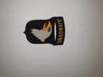 Embleem Patch 101st Airborne Screaming Eagles Army, Embleem of Badge, Nederland, Ophalen of Verzenden, Landmacht