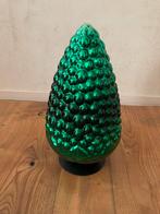 Kerst, decoratie, kersboom, Kerstdecoratie van groen glas, Ophalen, Zo goed als nieuw