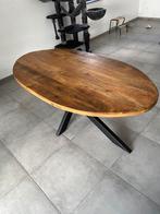 Mango houten eettafel, Huis en Inrichting, Tafels | Eettafels, Ophalen, Gebruikt, 100 tot 150 cm, 200 cm of meer