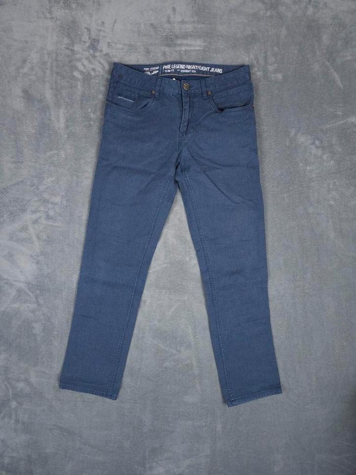 PME Legend Broek Nightflight W32 L32 Slim Fit Straight Leg, Kleding | Heren, Spijkerbroeken en Jeans, Zo goed als nieuw, W32 (confectie 46) of kleiner