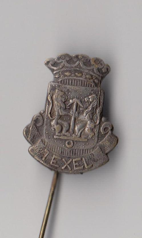 Texel Stadswapen C speldje, Verzamelen, Speldjes, Pins en Buttons, Gebruikt, Speldje of Pin, Overige onderwerpen, Ophalen of Verzenden