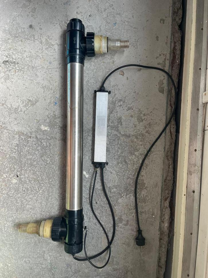 UVC-TECH 75 watt RVS uv lamp, Tuin en Terras, Vijver-toebehoren, Zo goed als nieuw, Overige typen, Ophalen of Verzenden