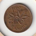 Canada, 1 cent 1947 ML, Ophalen of Verzenden, Losse munt, Noord-Amerika