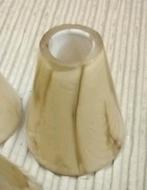 Handgeblazen glazen kapjes marmer (G4), Huis en Inrichting, Lampen | Lampenkappen, Overige kleuren, Nieuw, Ophalen of Verzenden