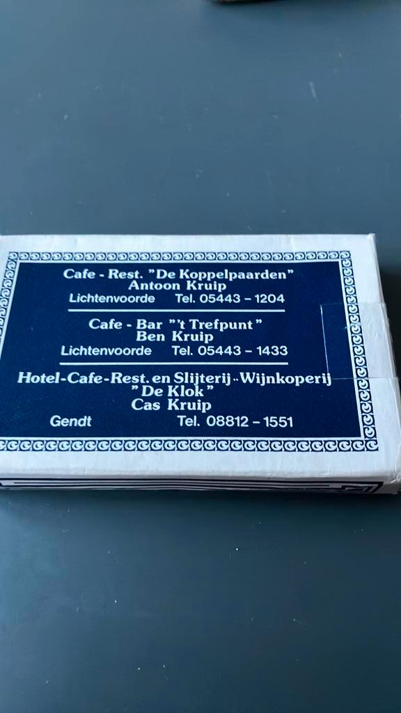 RECLAME KAARTSPEL 32 KAARTEN + 1 JOKER FAMILIE KRUIP, Hobby en Vrije tijd, Gezelschapsspellen | Kaartspellen, Nieuw, Drie of vier spelers