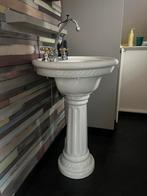 Wasbak met zuil, Ophalen, Gebruikt, 50 tot 100 cm, Minder dan 100 cm