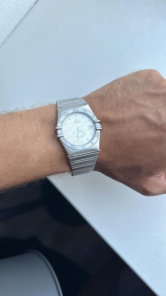 Omega Constellation 398.0876 - 1988, Sieraden, Tassen en Uiterlijk, Horloges | Heren, Gebruikt, Polshorloge, Omega, Staal, Ophalen of Verzenden